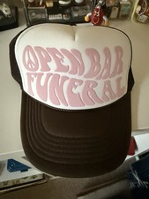 Open Bar Funeral Orange Truck Hat - Sold Out