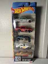Hot Wheels HW Hot Rods 5-Pack 1:64 Diecast 57 Chevy 52 Hudson Hornet