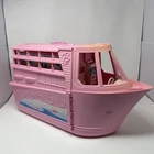 Vintage Barbie Cruise Ship Playset Mattel Pink Disco Dance Dolphin Y2K Boat