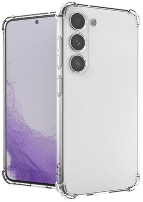 Clear Flex Gel TPU Skin Case Phone for Samsung Galaxy S23 (Cupped Camera Lens)