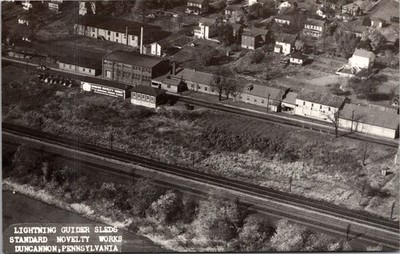 Lightning Guider Sleds Factory Duncannon Pennsylvania PA  UNP Postcard XD14