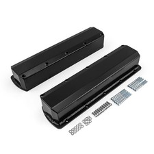 Oldsmobile 350 400 425 455 Fabricated Valve Covers - Black