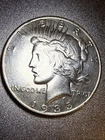 1935 Peace Silver Dollar AU! See Pics