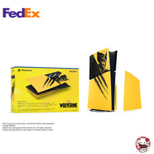 Preorder PlayStation 5 Console Cover Marvel's Wolverine Battle Yellow ver. Fedex