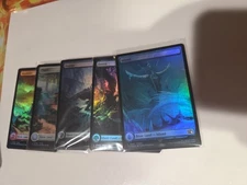 MTG * Basic Land (Full Art) FOIL Final Fantasy 1X (Each Color) read description 
