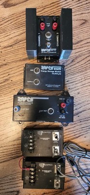 Zapco Model 150L Amplifier - Complete Set With PX Power Supply 15W And ESM