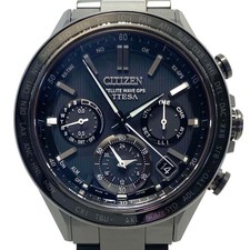 Citizen Attesa Act Line CC4055-65E Solar Quartz GPS Chronograph Black Mens Watch
