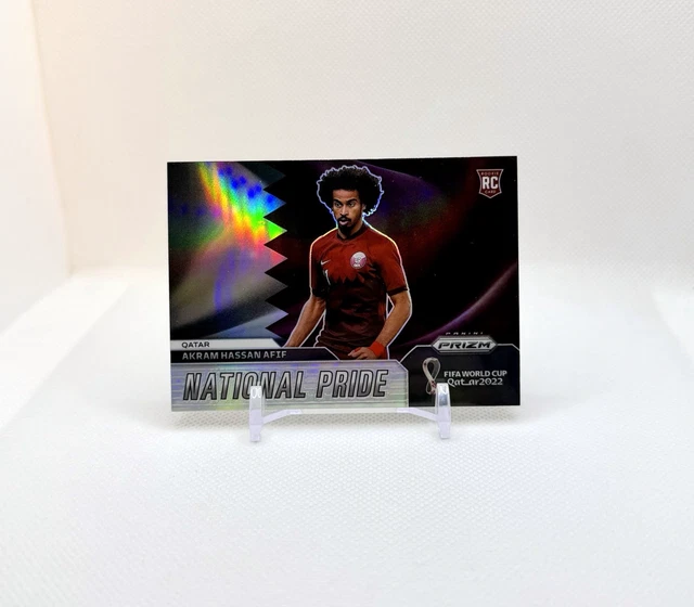 AKRAM HASSAN AFIF RC NATIONAL PRIDE CASE HIT - 2022 Panini Prizm World Cup QATAR