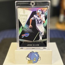 🔥🏈 JOSH ALLEN ✨️ 63/75 🏈🔥 2021 Panini Black #10 👌 Silver