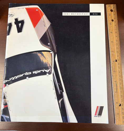 R- Vintage 1988 AUDI Quattro 80 90 100 200 200 Turbo Sales Advertising Catalog