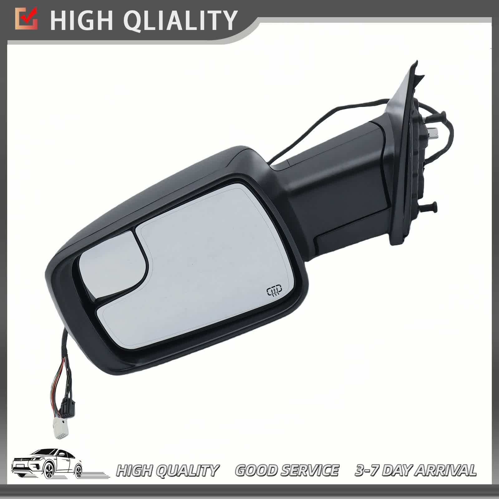 10-Pins Left Side Power Mirror Textured For 2019-2024 Ram 1500 68462769AB thumbnail 14