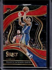 2023-24 Panini Select Trayce Jackson-Davis RC Red Wave Prizm Courtside #278