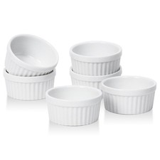 DOWAN Dipping Bowls 1.5 oz, Sauce Cups Mini Ramekins, Tiny Ramekin Porcelain Sou