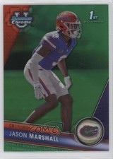 2023 Bowman U Chrome Green Refractor 21/99 Jason Marshall #18 0q0m