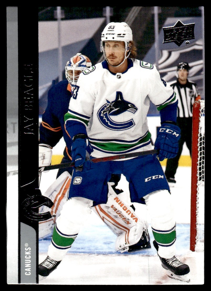 2020-21 Upper Deck Jay Beagle Vancouver Canucks #634 17011