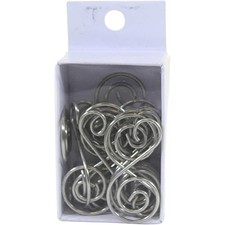 Old World Christmas Silver S Hooks Ornament Hangers 24 Pack