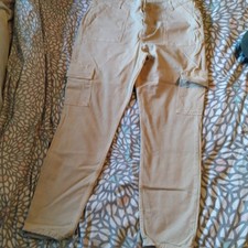 Denim & Co. Women's Beige Alternative Y2k Style Bottoms Size 18 Excellent Con