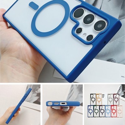 For Samsung Galaxy S26 Ultra S25 S24-S22 Mag Safe Transparent Shockproof Case