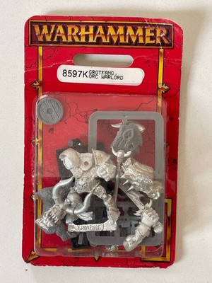Grotfang Orc Warlord  | Warhammer The Old World OOP Metal Orcs & Goblins Blister