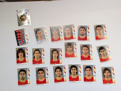 Spain National Team - Panini FIFA World Cup Germany 2006 stickers