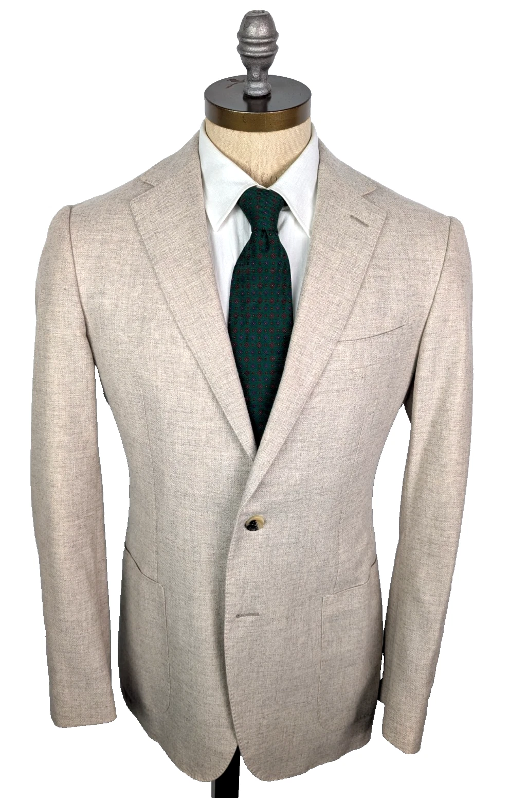 SUITSUPPLY Wool Havana Patch Sport Coat Sz 44L Slim Fit Dual Vent Beige Oatmeal
Opens in a new windo