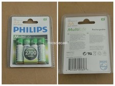 NEW Philips 2700 mAh 4 AA Rechargeable FREE SH