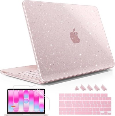 Sleeve for MacBook Neo 13 inch 2026 Model A3404, Glitter Sakura Pink Design