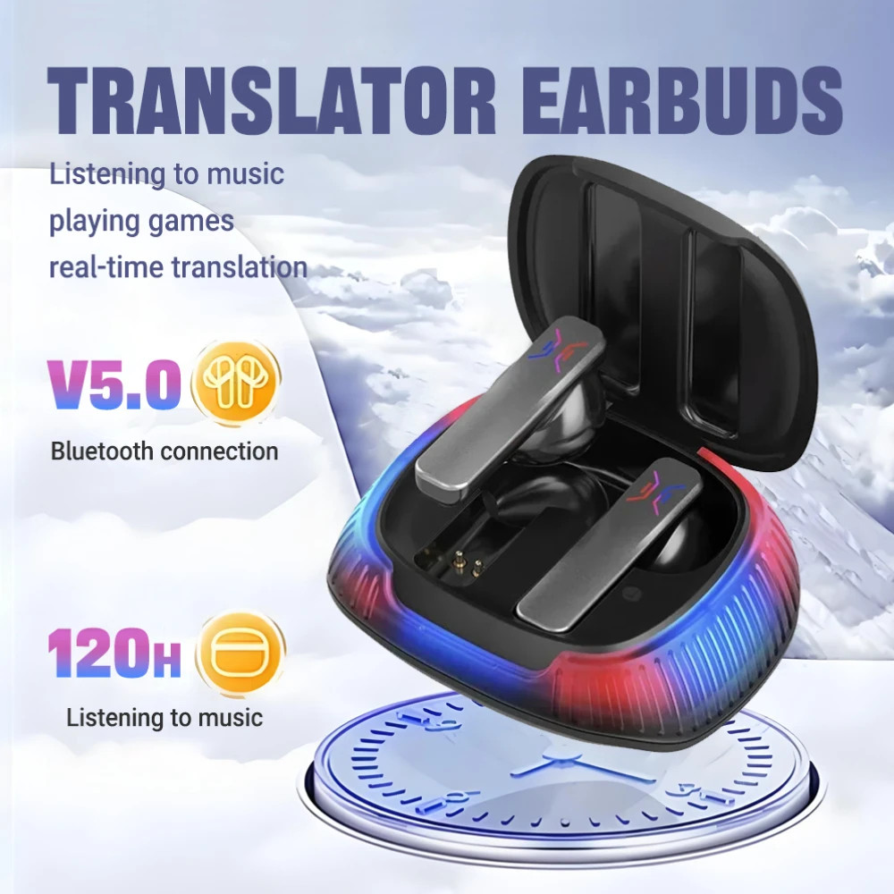 Casque traducteur simultané 114 langues avec dialogue IA autonome
