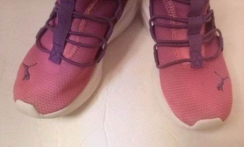 Puma Softride One4all Sorbet Jr Slip On Girls Purple Pink Sneakers Size 12.5C - Picture 8 of 9