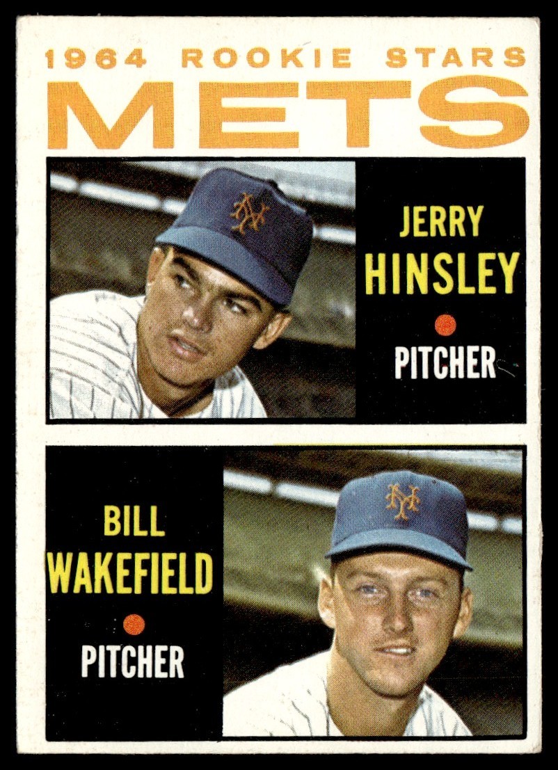 Jerry Hinsley / Bill Wakefield #576 Baseball Cards 1964 Topps trading card — raw and PSA graded price guide