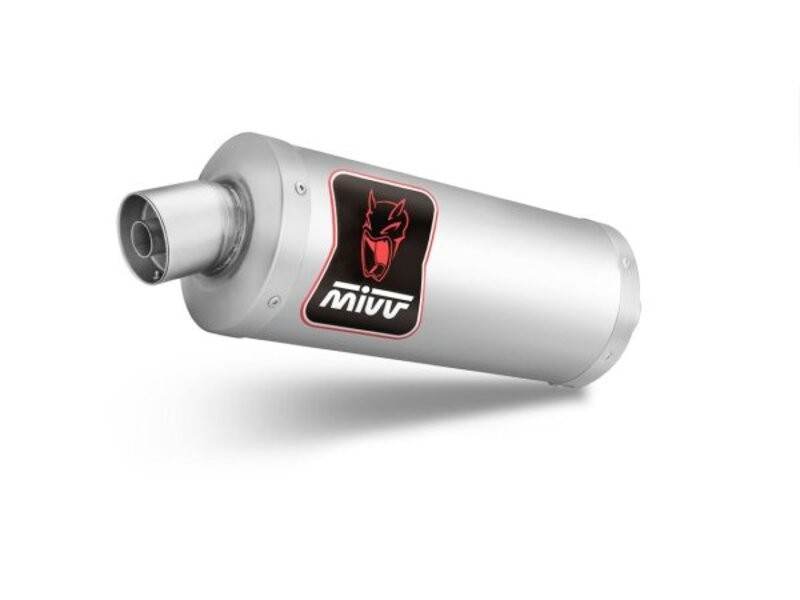 Pot d'échappement MIVV Dakar Black Moon silencieux haut de gamme inox noir