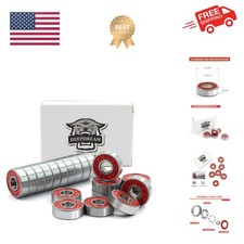 20Pcs 608rs Bearings Skateboard Bearings Longboard Bearings 8x22x7mm for Skat...