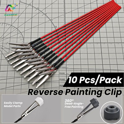 NEW MSWZ Reverse Painting Clip 10 Pcs Alligator Clip for Gundam Model Kit MS130