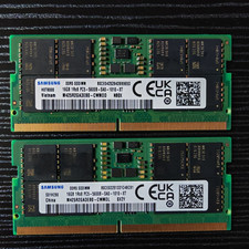 Samsung 32GB 2x16GB DDR5 5600MHz SODIMM Laptop RAM Module M425R2GA3EB0 - CWM0D