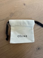 CELINE Jewelry Dust Bag Storage Drawstring W 4" x H 4" Inches
