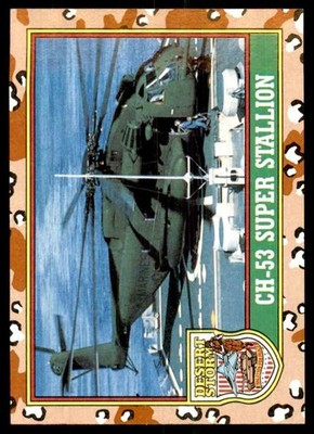 1991 Topps Desert Storm Ch-53 Super Stallion #14