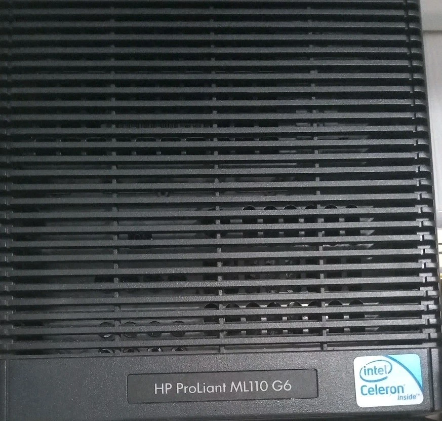 HP PROLIANT ML110 G6 SERVER TOWER CELERON DVDROM 2 x 160GB SSD 4 GB RAM - Image 3 of 4