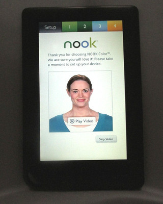 Barnes & Noble Nook Color BNRV200 E-reader Tablet  (8GB Wi-Fi) - Works Great!