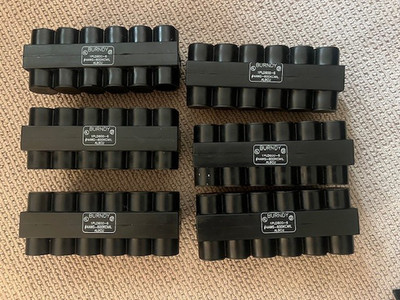 NEW Burndy 1PLD600 6 #4AWG 600kcmil AL9CU Multi Tap Connector   Lot of 6 
