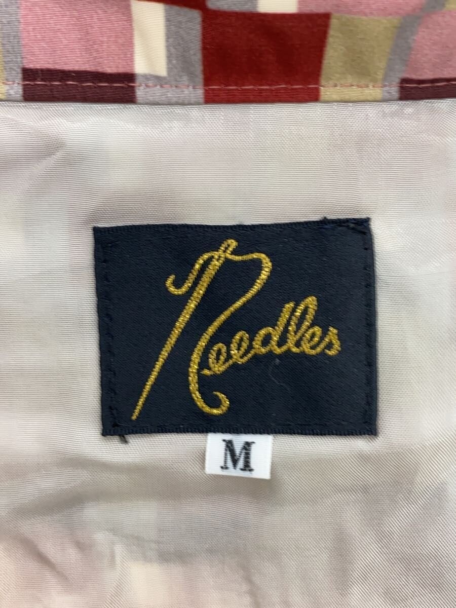 Needles M Polyester Red Allover Pattern Jacket - image 3