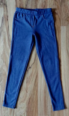   Warme Mädchen Jeggins Leggins in Jeansoptik Gr. 146 von Yigga NEU!  