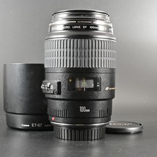 Near MINT Canon EF 100mm F/2.8 Macro USM Prime Lens Tested Working 062