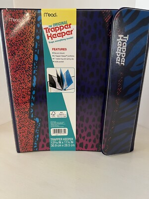 Mead Trapper Keeper Retro 80's Style Collection Animal Print New