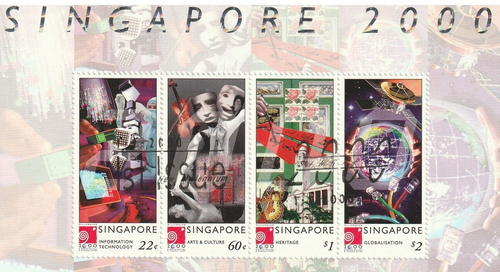 SINGAPORE 2000 New Millennium (2nd Issue) Singapore in 2000 MS CTO SGMS1031