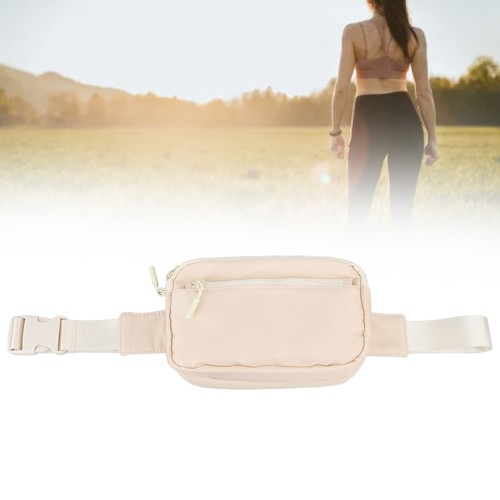 Fanny Pack Double Layer Waist Bag Adjustable Strap For Sports For Phone - Photo 3 sur 12