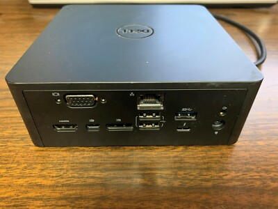 Dell Thunderbolt 3 USB-C Dock K16A with 180w Adapter DP/N 03V37x w