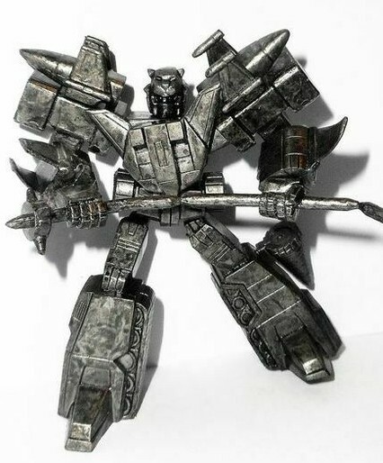 TRANSFORMERS pvc LEO KAISER complete scf act 7 2002 PEWTER