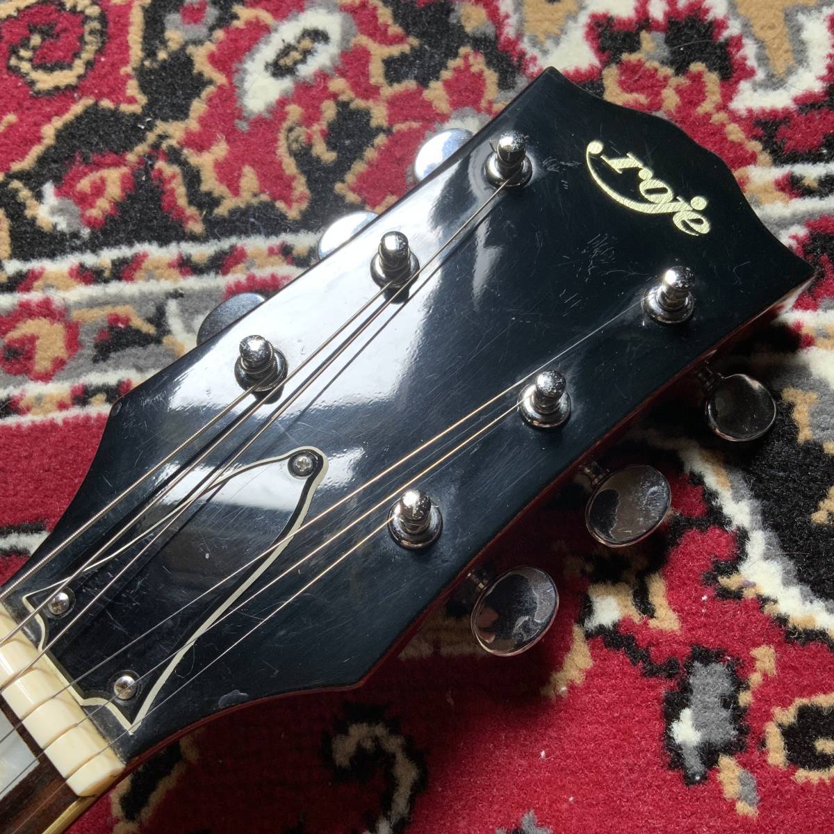 Electric Guitar Roje Roger Zen-On Les Paul Japan Vintage and Case