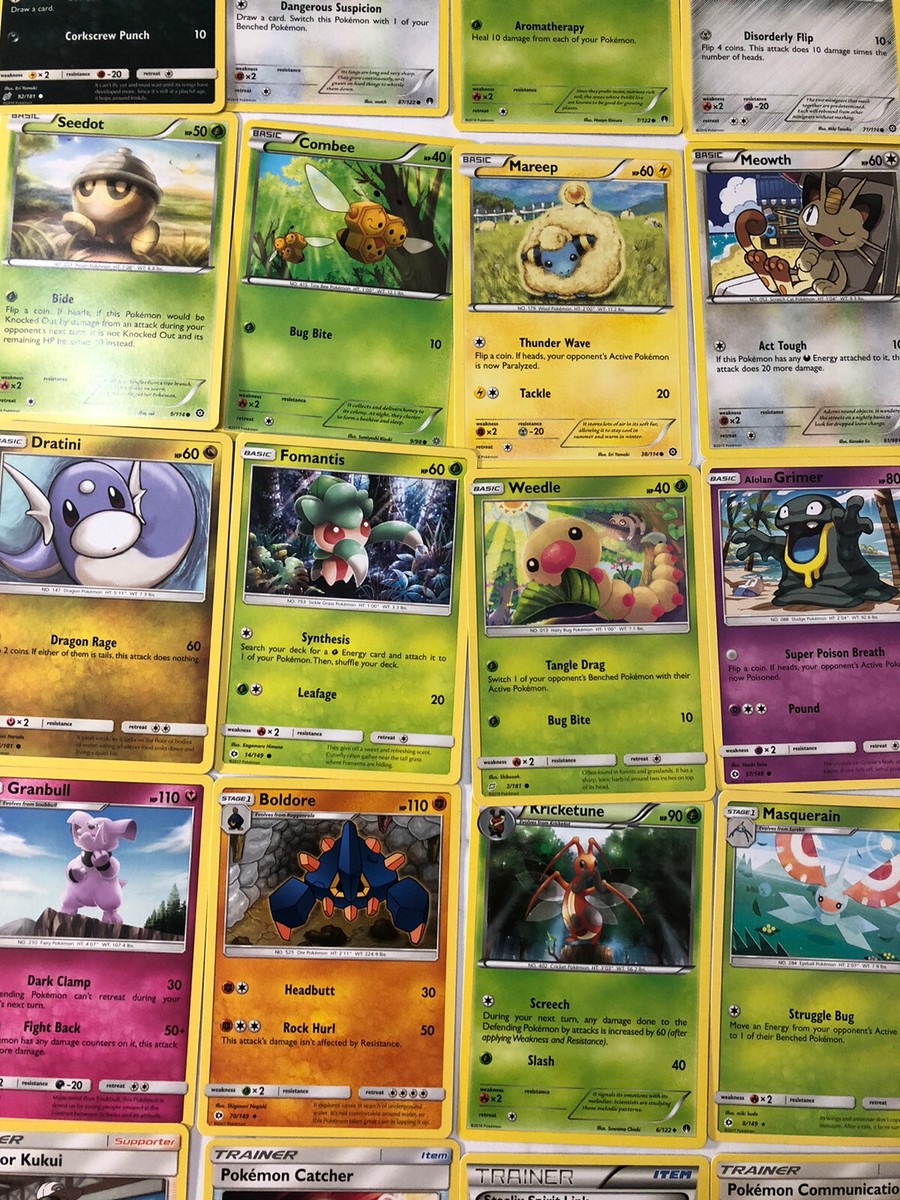 23 CARD LOT POKEMON COMMON BASIC TRAINER STAGE 1 ALL CARDS NM ALL FOR ONE MONEY! | eBay 23 CARD LOT POKEMON COMMON BASIC TRAINER STAGE 1 ALL CARDS NM ALL FOR ONE MONEY! | eBay