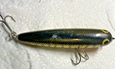 Bagley’s Tall Walker #4 Topwater Bait Metallic Paint Wood Surface Lure Fishing